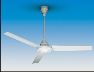 Oasis R 140cm IPX4 Blades - Reversible Ceiling Fan - White